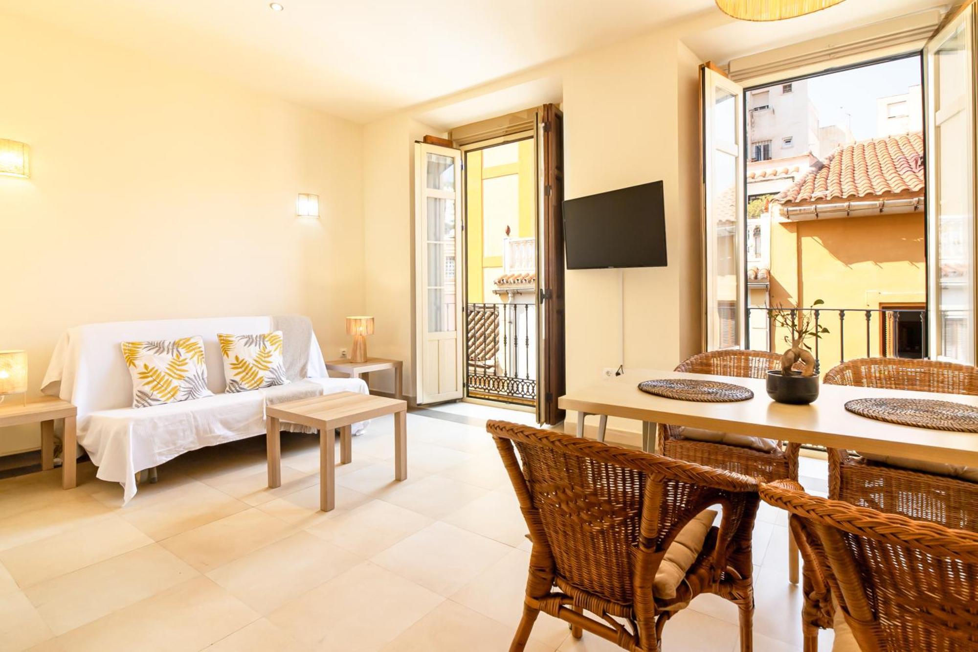 Malaga Center Flat La Victoria City Center Leilighet Eksteriør bilde