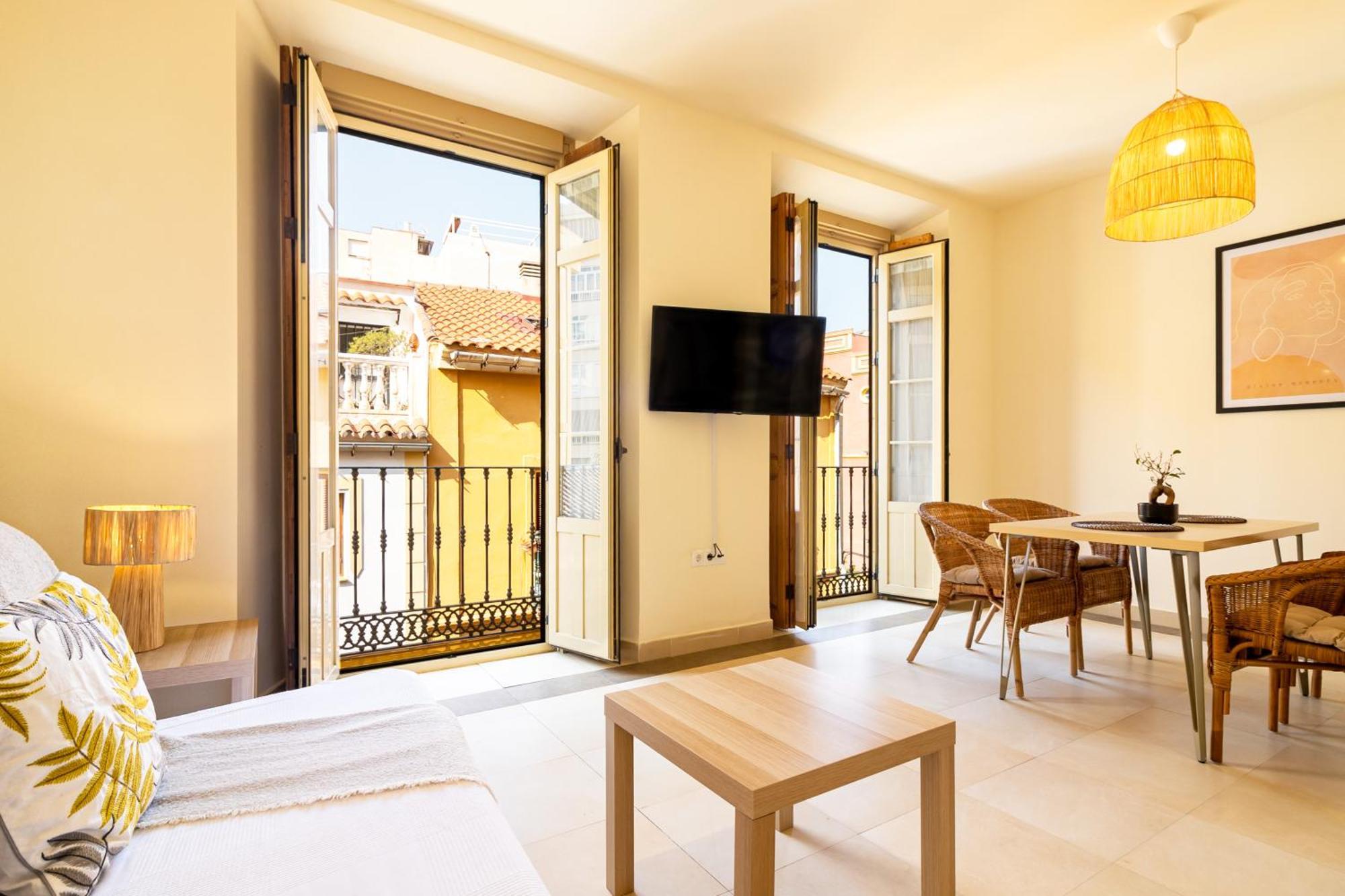 Malaga Center Flat La Victoria City Center Leilighet Eksteriør bilde